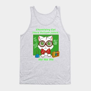 Chemistry Cat Laughs Tank Top